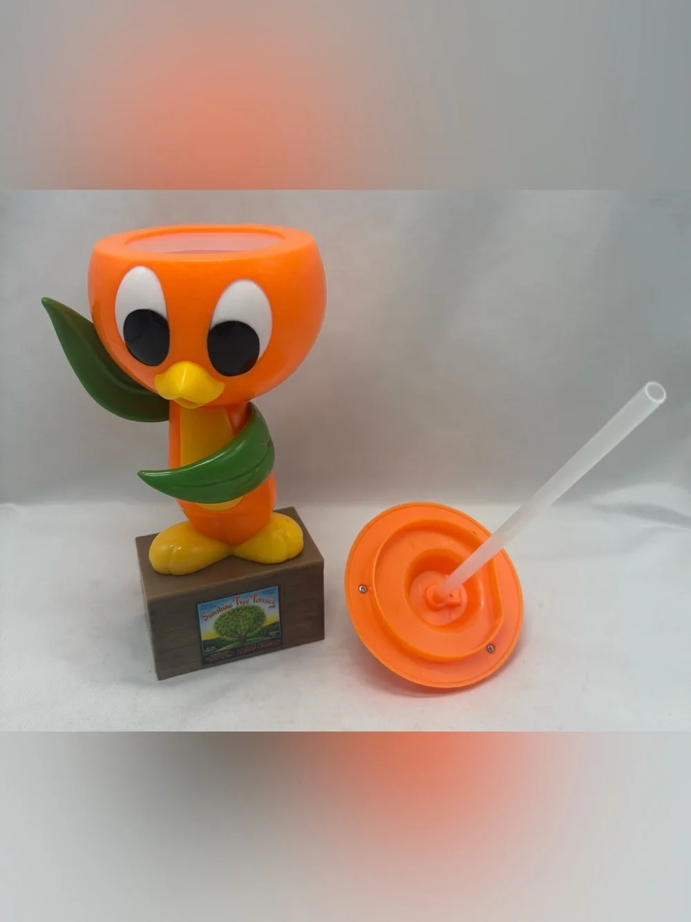 Disney Parks 2026 Epcot Flower & Garden Festival Orange Bird Sipper Cup 10”